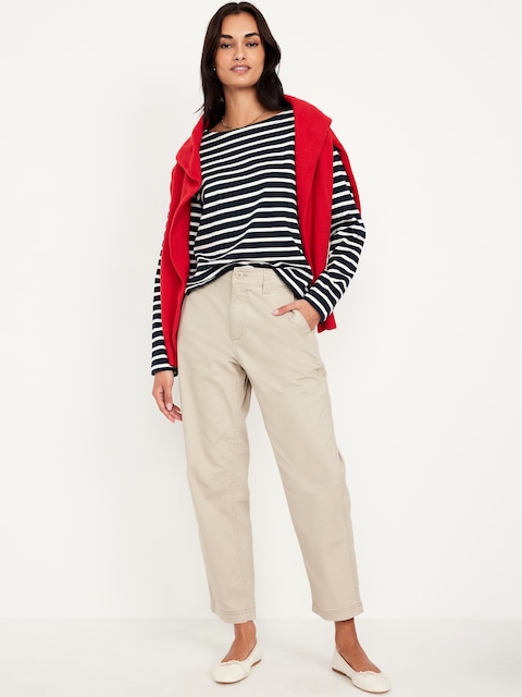 High-Waisted OGC Chino Pants - Beige