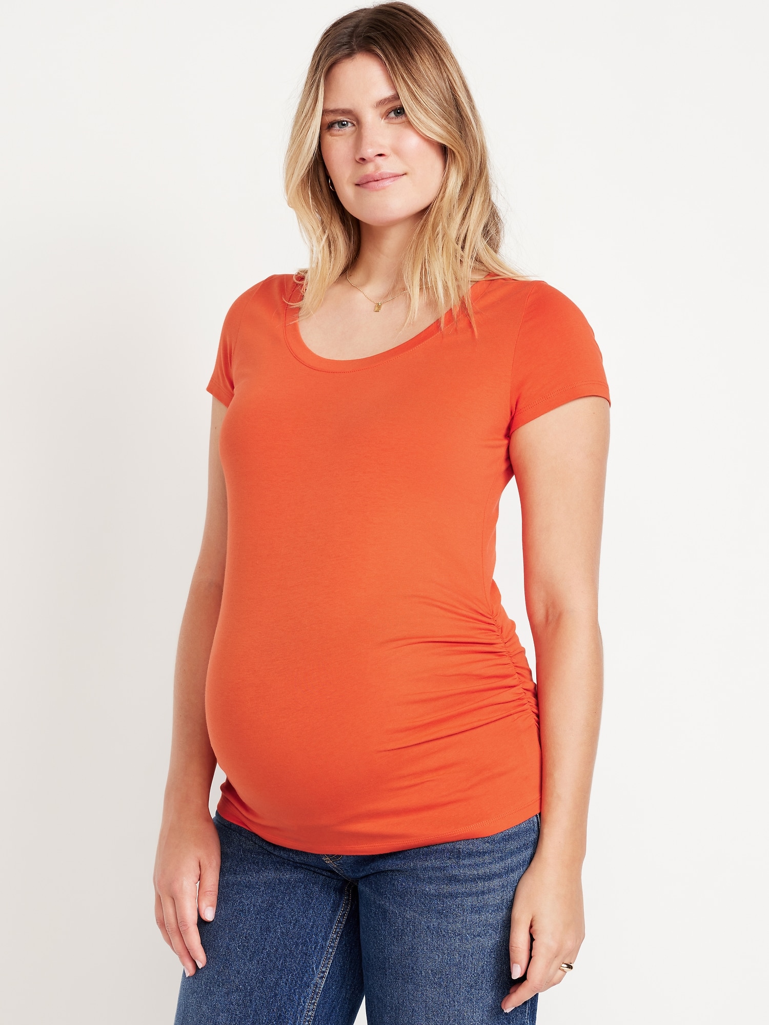 Maternity Scoop-Neck T-Shirt