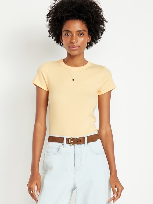 Image number 1 showing, Snug Crop T-Shirt