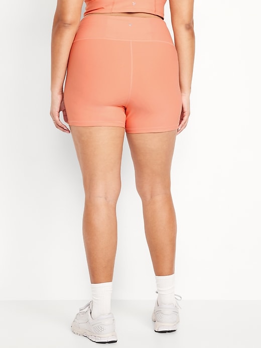 Image number 7 showing, High-Waisted PowerSoft Biker Shorts -- 4-inch inseam