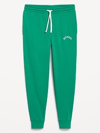 L'image numéro 3 présente Pantalon de jogging effilé en coton ouaté à logo
