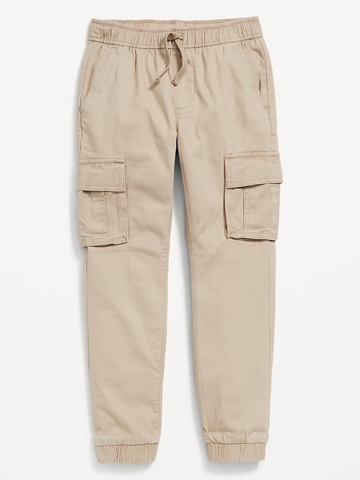 View large product image 1 of 2. Built-In Flex Twill Cargo Jogger Pants for Boys