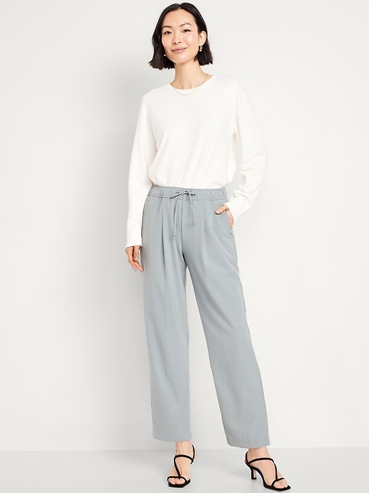 Image number 1 showing, High-Waisted Billie Straight Trouser