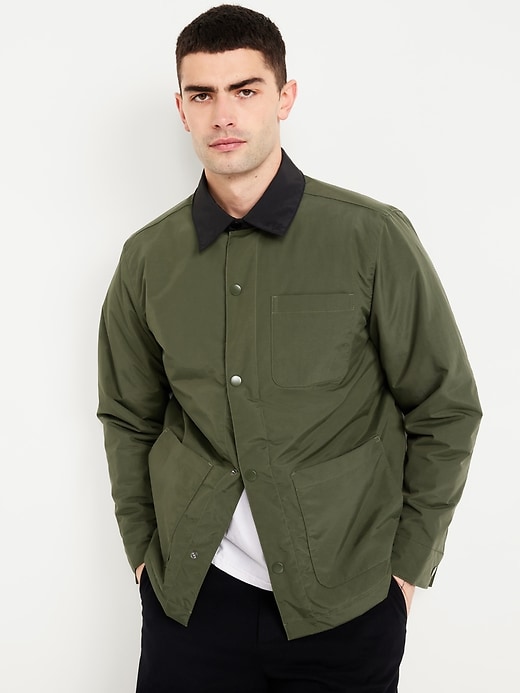 Image number 8 showing, Water-Resistant Nylon Barn Coat