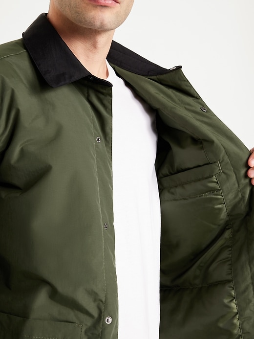 Image number 4 showing, Water-Resistant Nylon Barn Coat