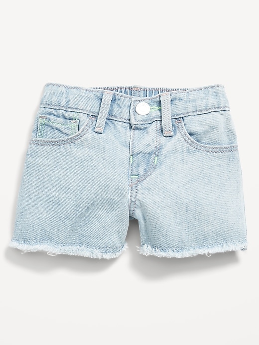 View large product image 1 of 2. Frayed-Hem Jean Shorts for Baby