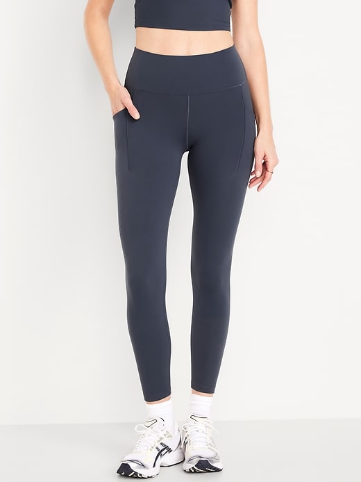 Image number 1 showing, High-Waisted StudioSmooth 7/8 Pocket Leggings