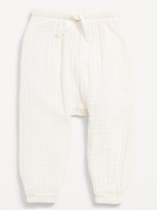 View large product image 1 of 2. Double-Weave Jogger Pants for Baby