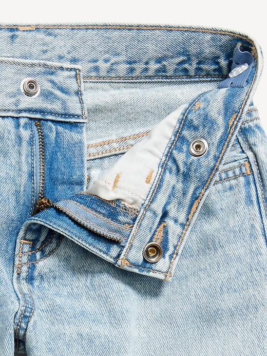 Image number 5 showing, High-Waisted Jean Midi Shorts for Girls