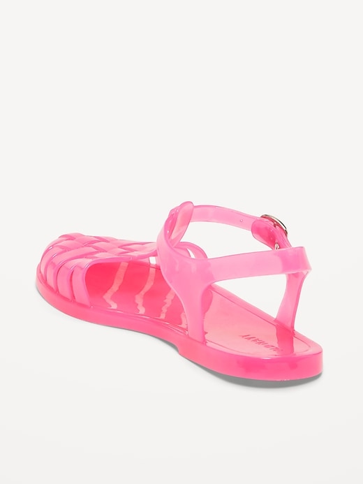 L'image numéro 4 présente Sandales gélifiées de style pêcheur pour fille