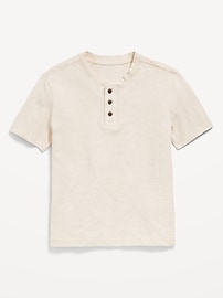Image number 2 showing, Short-Sleeve Henley T-Shirt for Boys