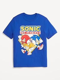 Image number 1 showing, Sonic The Hedgehog™ Gender-Neutral Graphic T-Shirt for Kids