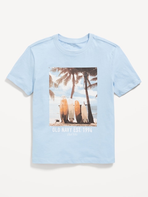 Short-Sleeve Logo-Graphic T-Shirt for Boys