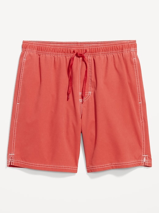 Image number 3 showing, Solid Swim Trunks -- 7-inch inseam