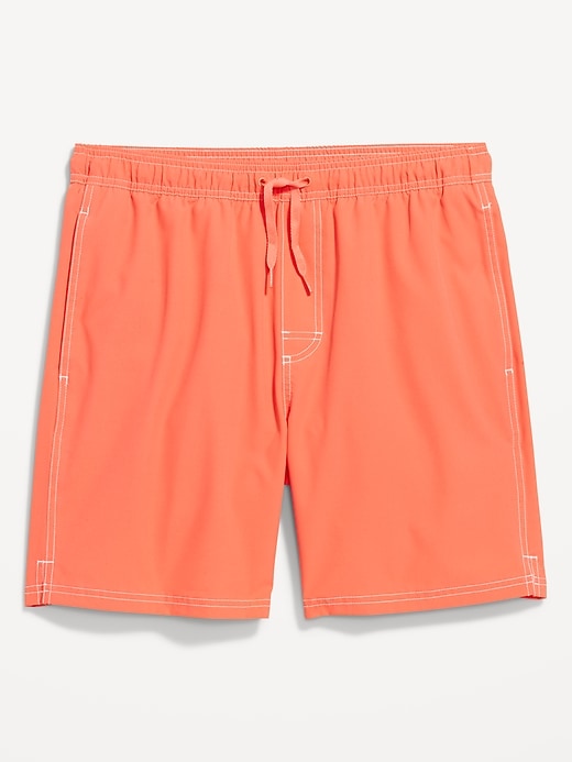 Image number 3 showing, Garment-Dyed Swim Trunks -- 7-inch inseam