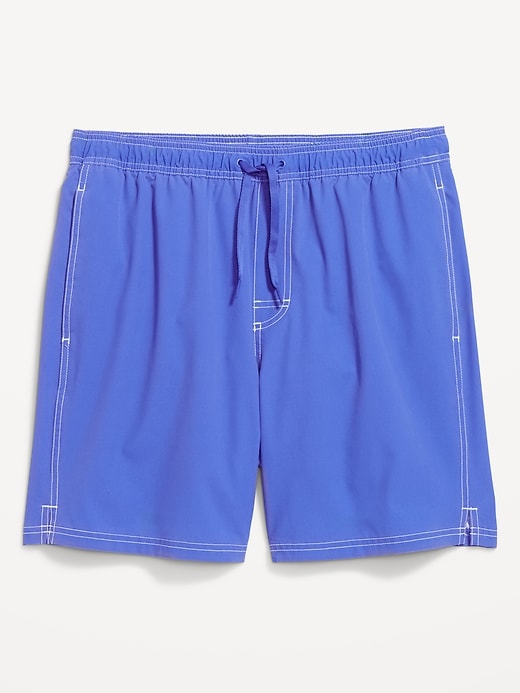 Image number 5 showing, Printed Swim Trunks -- 7-inch inseam