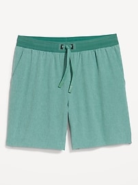 L'image numéro 3 présente Short de baignade hybride, entrejambe de 18 cm