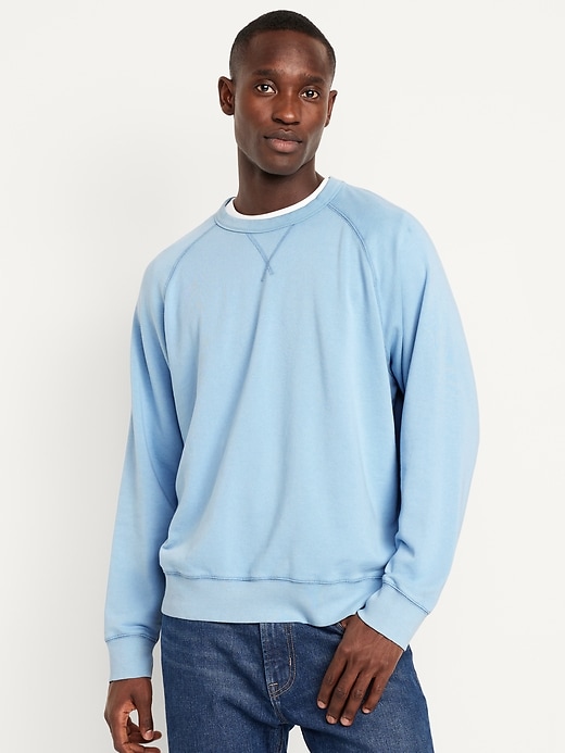 Image number 1 showing, Garment-Dyed Crew-Neck Sweatshirt