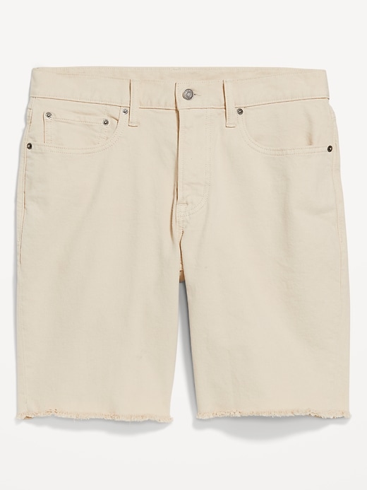 Image number 3 showing, Slim Built-In Flex Jean Raw-Edge Shorts -- 9.5-inch inseam