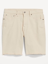 L'image numéro 3 présente Short en denim étroit à bord brut à Extensibilité intégrée, entrejambe de 24 cm
