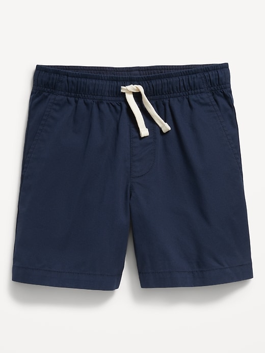 View large product image 1 of 2. Above Knee Twill Pull-On Shorts for Boys