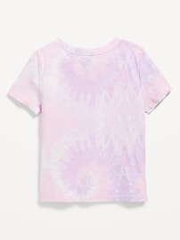 View large product image 3 of 3. Fitted Short-Sleeve Licensed Graphic T-Shirt for Girls