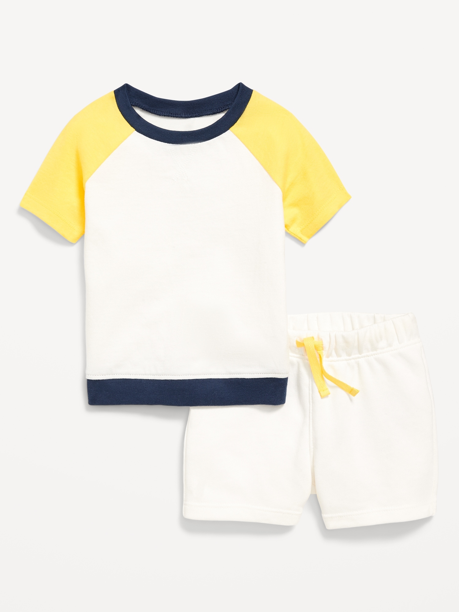 Short-Sleeve Top and Shorts Set for Baby