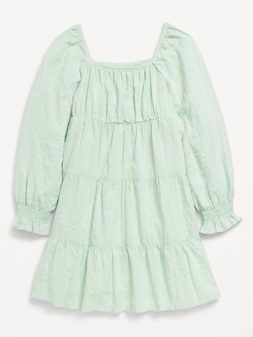 View large product image 1 of 2. Long-Sleeve Fit and Flare Dress for Girls