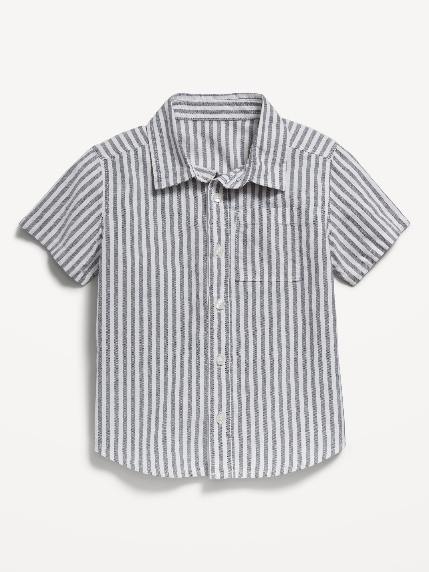 Printed Short-Sleeve Oxford Shirt for Toddler Boys