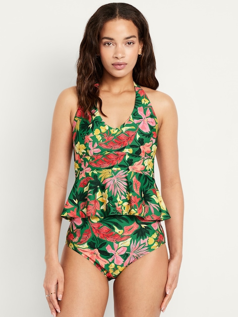 Matte Tankini Swim Top