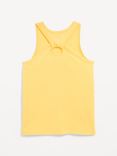 Camisole ajustée à imprimé à découpe au dos pour fille