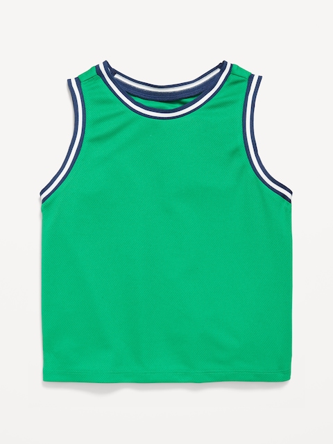 Mesh Tank Top for Toddler Boys - Green