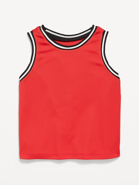Mesh Tank Top for Toddler Boys - Orange