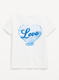 L'image numéro 2 présente T-shirt à manches courtes à imprimé pour fille