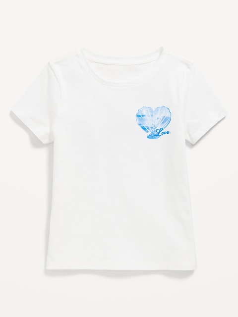 T-shirt à manches courtes à imprimé pour fille