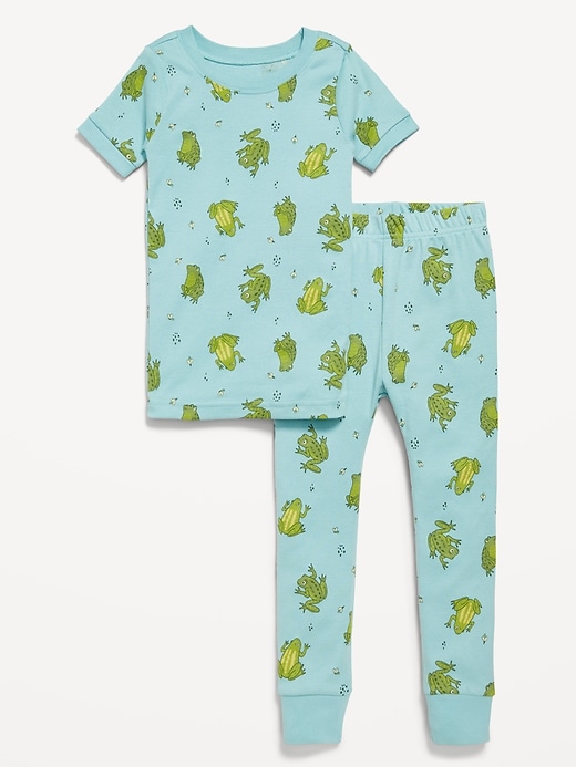 View large product image 1 of 2. Unisex Snug-Fit Printed Pajama Set for Toddler & Baby