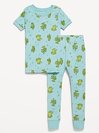 Image number 1 showing, Unisex Snug-Fit Printed Pajama Set for Toddler & Baby