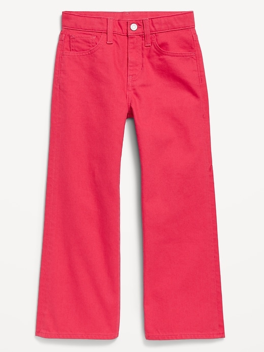 View large product image 1 of 5. High-Waisted Baggy Wide-Leg Jeans for Girls