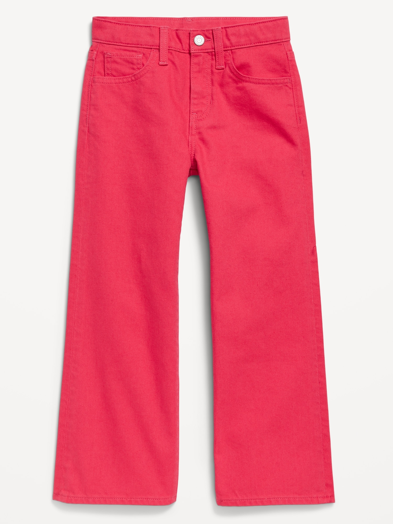 High-Waisted Baggy Wide-Leg Jeans for Girls