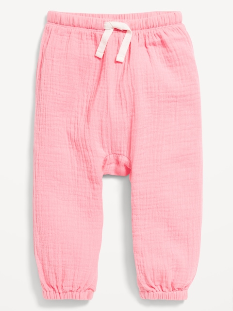 Double-Weave Jogger Pants for Baby