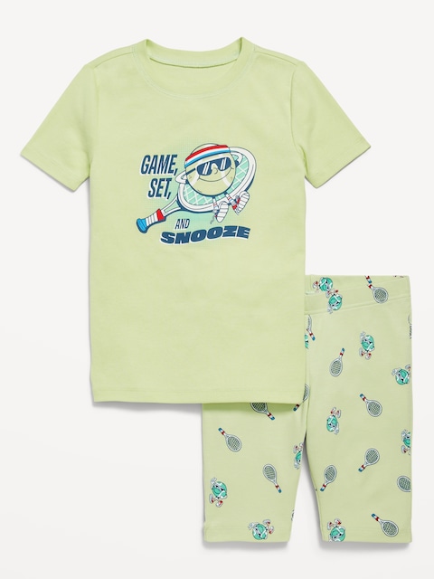 Printed Snug-Fit Pajama Set for Boys