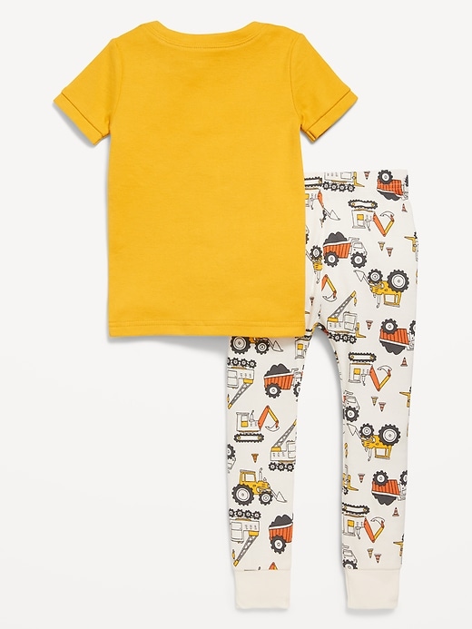 View large product image 2 of 2. Unisex "I Dig Sleep" Pajama Set for Toddler & Baby