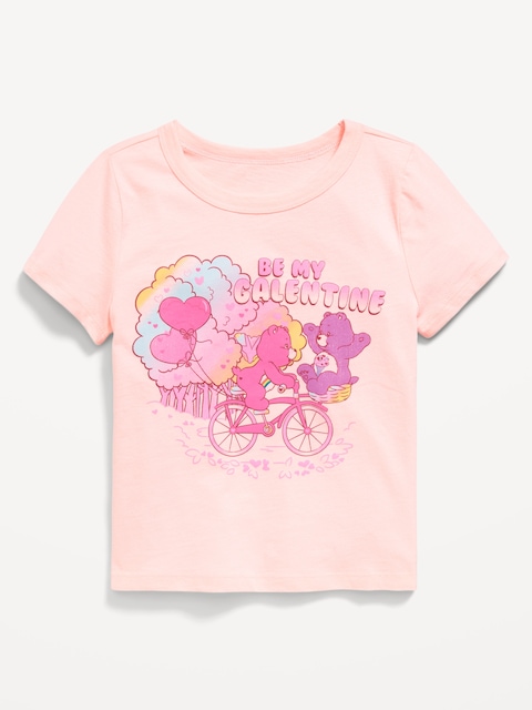 Fitted Short-Sleeve Licensed Graphic T-Shirt for Girls