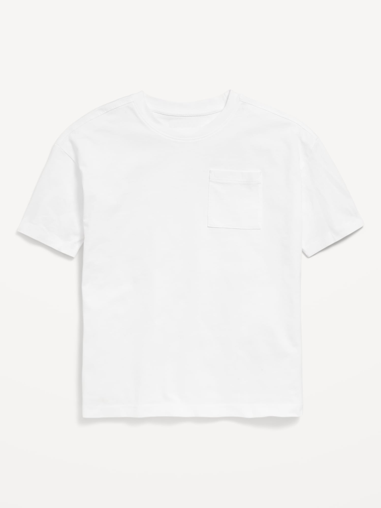 Oversized Short-Sleeve Pocket T-Shirt for Boys