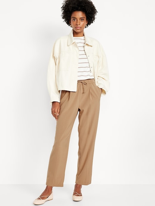 Image number 1 showing, High-Waisted Billie Straight Trouser