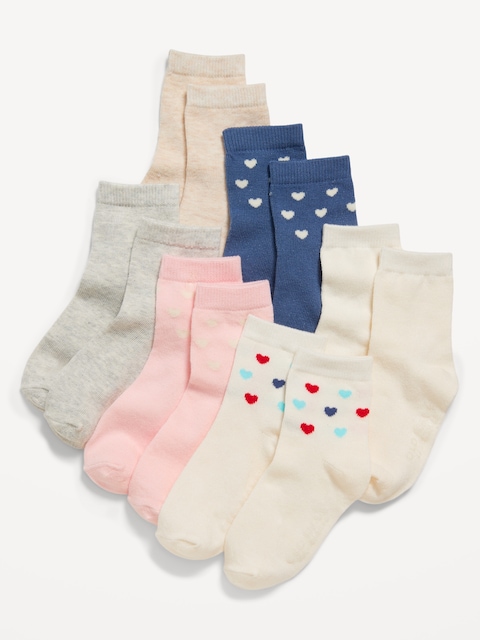 Soft-Knit Crew Socks 6-Pack for Toddler & Baby