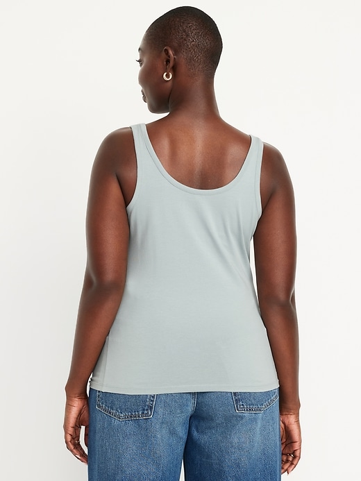 Image number 6 showing, First-Layer Scoop-Neck Tank Top