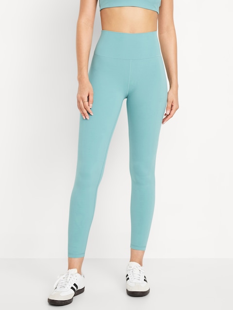 High-Waisted StudioSmooth 7/8 Leggings - Blue