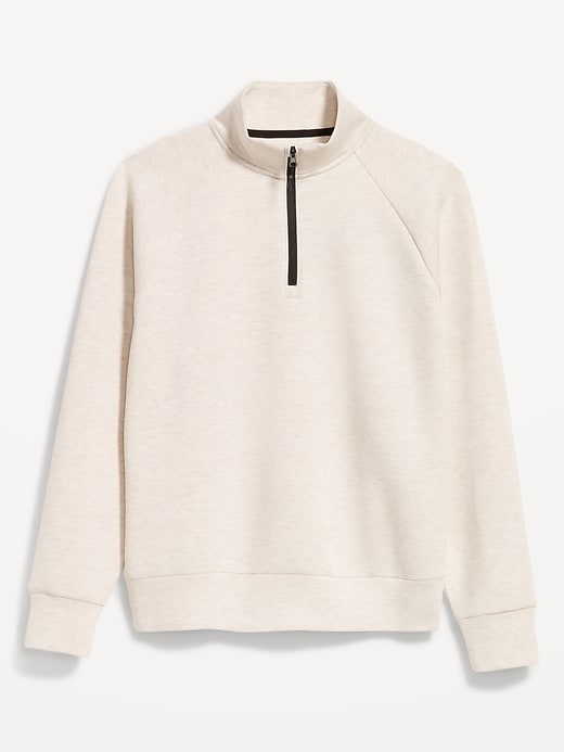 Image number 4 showing, Oversized Quarter-Zip Bounce Fleece Pullover