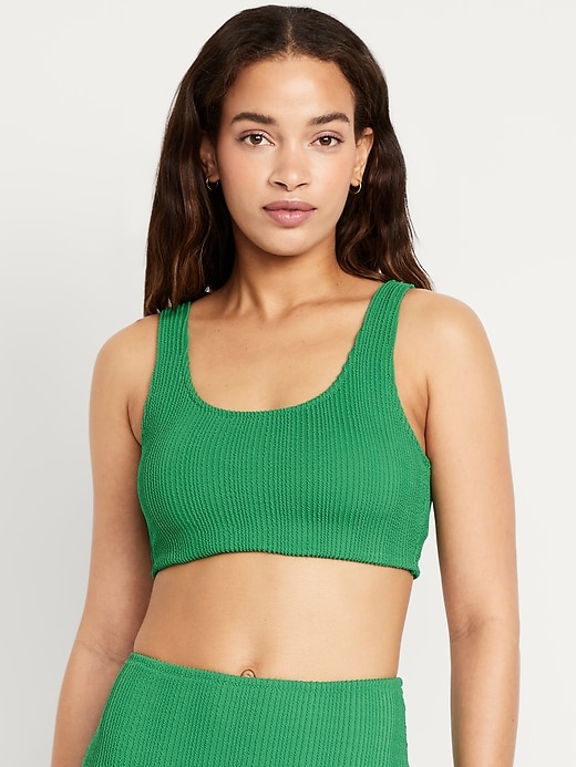 Image number 1 showing, Ribbed Swim Top